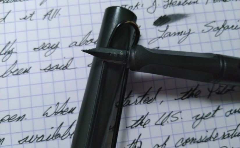 Lamy Safari, Charcoal Finish. My first&nbsp;pen.